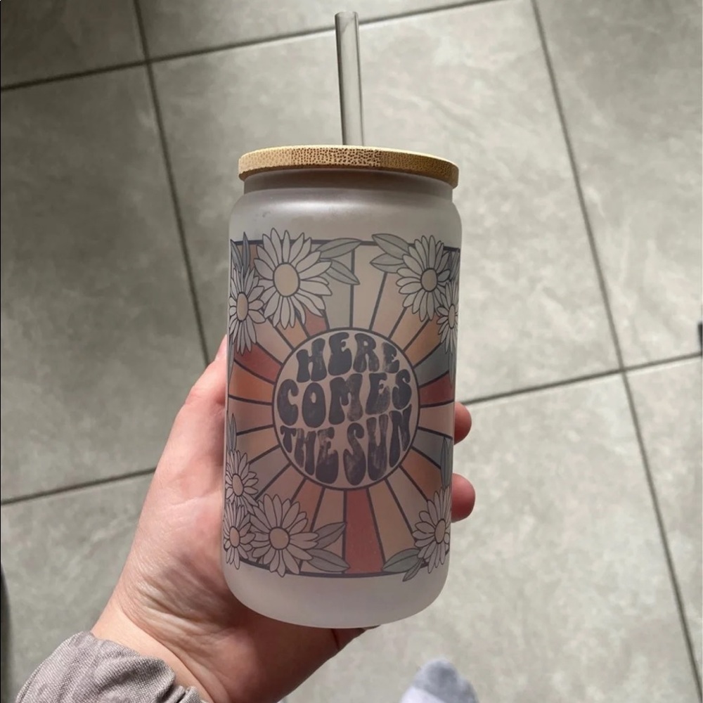 Frosted Glass Cup